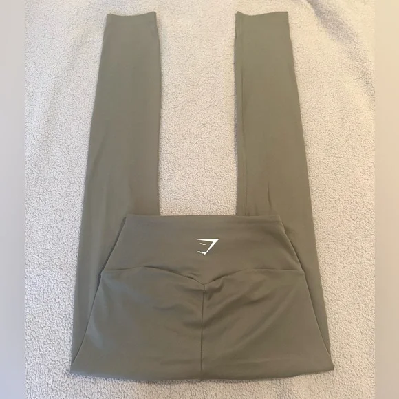 LIKE NEW Gymshark Training Leggings - Core Olive - Picture 2 of 10